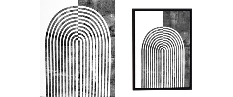 Monochrome Geometric Lines - Image 2