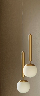 Golden Sphere Pendant Light